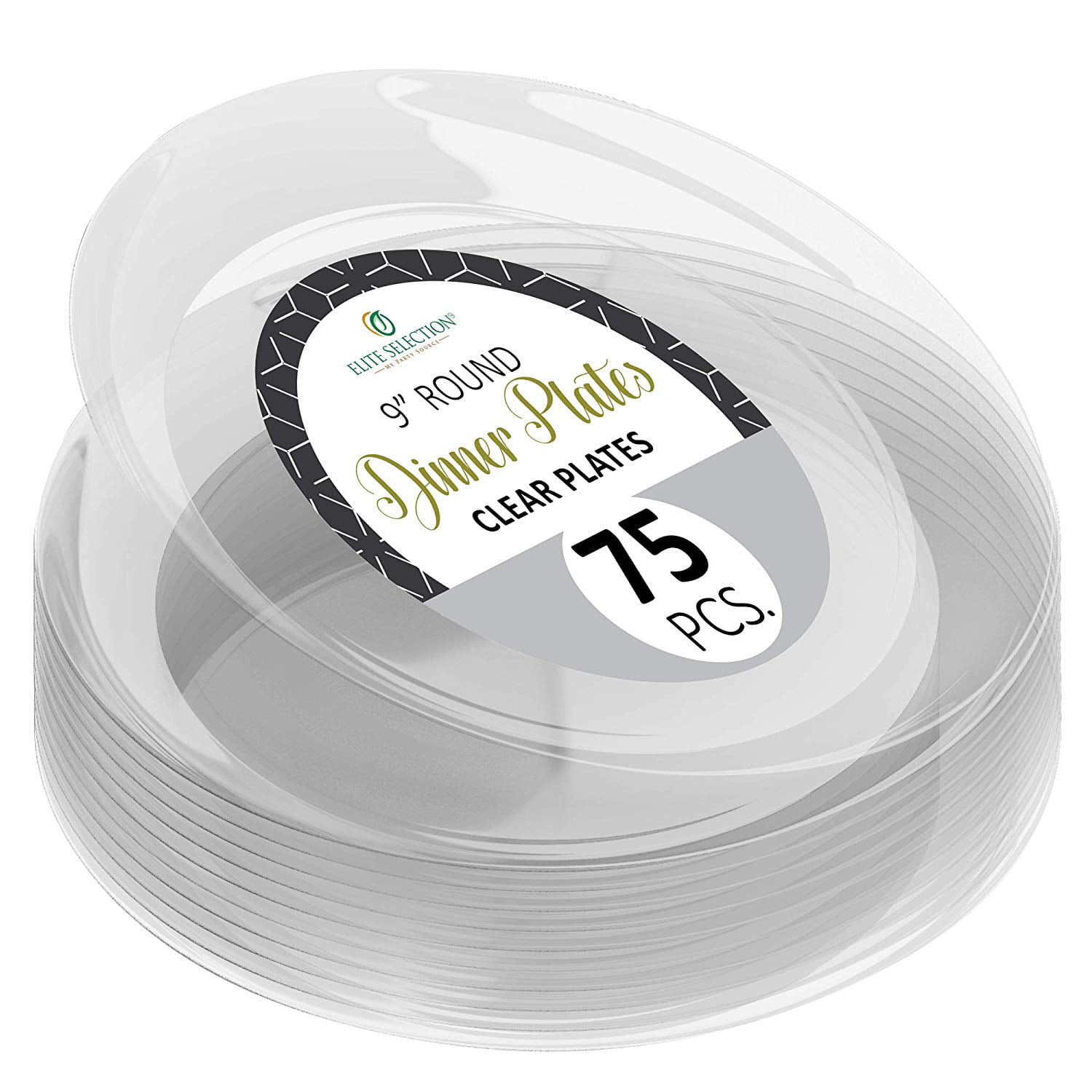 Details about   64 x Black 9" 23cm Square Disposable Plastic Plates Party Wedding Buffet BBQ 