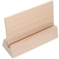 thumbnail image 5 of PAMINGONO 1Pack Wooden Display Stand for Calendars Rectangular Rustic Style 5.9X1.4X0.3in, 5 of 8