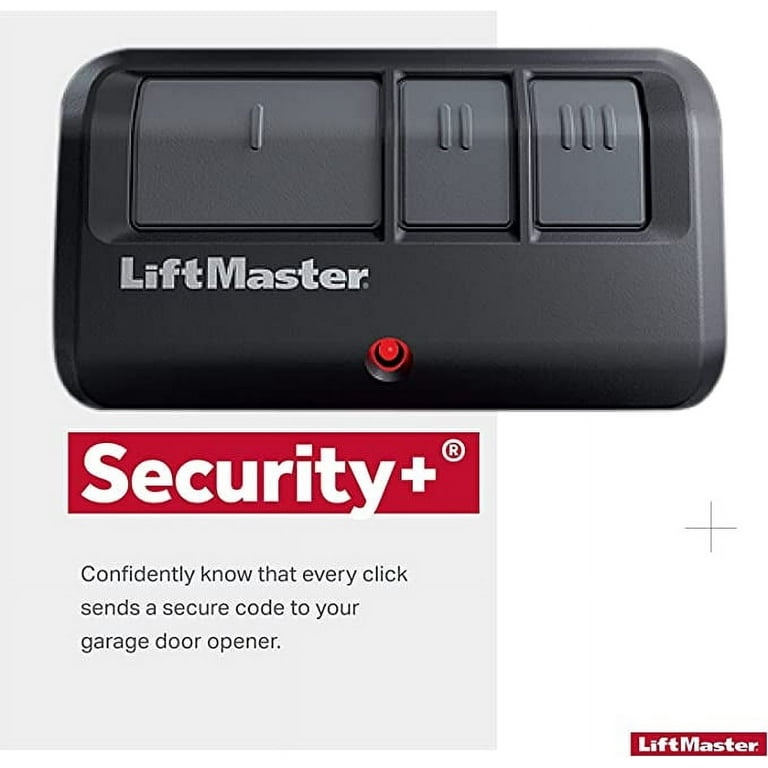 LiftMaster ​893MAX Security+ 3-Button Garage Door Opener Remote
