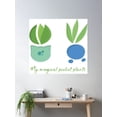 thumbnail image 2 of My Magical Pocket Plants Poster Wall Art, Modern Wall Decor For Living Room Bedroom, 30x30 UNFRAMED, 2 of 3