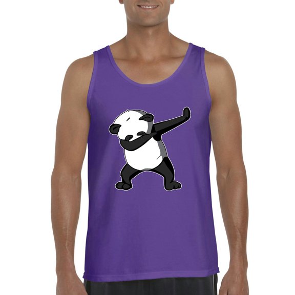 Artix - Men's Tank Top for Men, up to Men Size 3XL - Dancing Panda