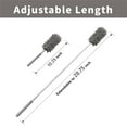 thumbnail image 6 of IESWKP Microfiber Duster for Cleaning with 2 Replaceable Heads, Hand Washable Dusters Extendable & Detachable Pole for Effortless Cleaning - Home, Car, Ceiling Fan, Furniture - Grey, 6 of 8