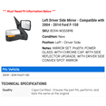 thumbnail image 2 of Left Driver Side Mirror - Compatible with 2004 - 2014 Ford F-150 2005 2006 2007 2008 2009 2010 2011 2012 2013, 2 of 2