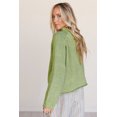 thumbnail image 5 of TinyCribz Women's Fish Knit Sweater, Meadow Mist Green Casual Pullover XL, 5 of 12