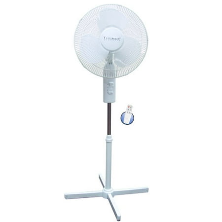 Continental Oscillating 16" Stand Fan w/ Remote