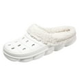 thumbnail image 5 of Womens Mens Plush Lined Clogs Classic Waterproof Unisex Winter Fuzzy Memory Foam Slippers Indoor Outdoor, 5 of 8