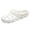 White, variant on Mens Womens Winter House Slippers Soft Fleece Lining Breathable Warm Non-Slip Clogs Footwear
