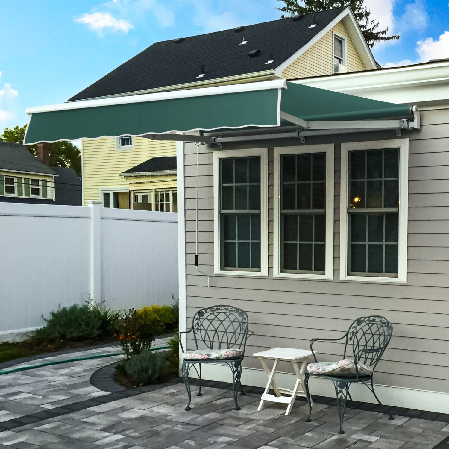 Awntech Maui-LX Right Motor with Remote Motorized Retractable Awning