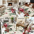 thumbnail image 5 of Large Area Rugs for Living Room Bedroom, Christmas 8'x10' Rug Washable Carpet Runner Indoor Outdoor, Xmas Snowman Truck Snowflake Tree Balls Rustic Non Slip Floor Mats Rug for Kitchen, Patio, 5 of 8