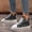 Black, variant on Women's High Top Fashion Sneakers with Rhinestones & Sequins- Thick Anti Slip Sole-Breathable Lining Casual Shoes(Black, 6)