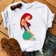 thumbnail image 3 of Ropa Kawaii de princesa de Disney para mujer, camisetas de verano para mujer, camisetas gráficas de dibujos animados Harajuku para chica, camiseta bonita, blusas para mujer, 3 of 5