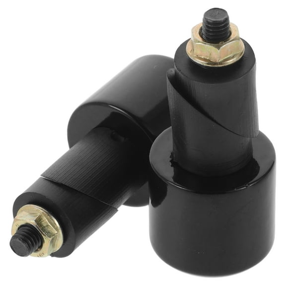 1 Pair Round Plug Motorcycle Handlebar End Plugs Bar Ends for Vehicle Balancing Terminal