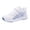 White, variant on NIEWTR Boys Slip-On Sneakers Kids Sparkle Pop Lightweight Jelly Sole Walking Shoes for Walking, Running, Gym and Fitness Training(Blue,12.5)
