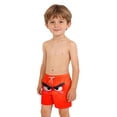 thumbnail image 4 of Pantalones cortos de bolsillo para niños con cordón elástico estampado casual traje de baño pantalones de cinco puntos, 4 of 8