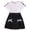 Z11 White, variant on JUMEYU Toddler Skirt Sets Girl Girls Skirt Set Princess T-Shirt Outfit Child Clothes Set Cute Top 12 18 Months (Red,12-18 Months)