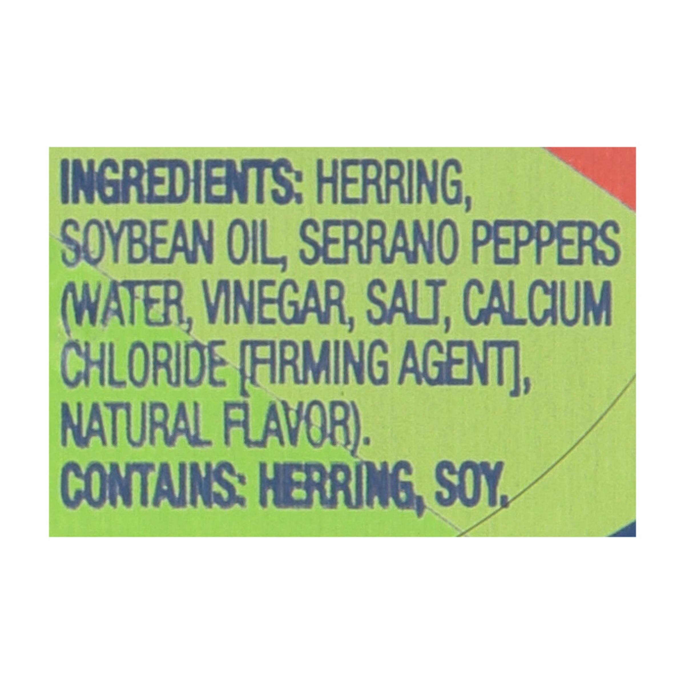 Beach Cliff Wild Caught Fish Steaks in Soybean Oil with Hot Green Chilies, Gluten Free, 16g Protein Per Serving, Bite Sized Herring, Shelf Stable Tin Can, 3.75 oz