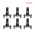 thumbnail image 1 of 6pcs Plastic Easels Plate Holders Display Dish Rack Picture Frame Photo Book Pedestal Stand, 1 of 9