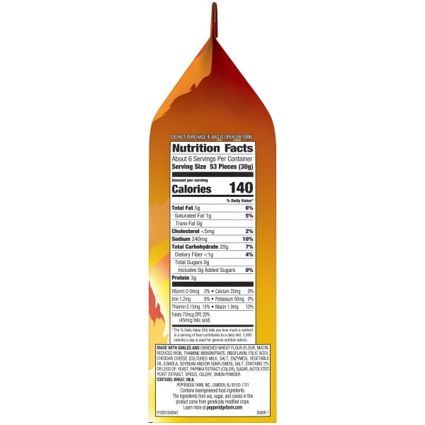 Goldfish® LTO Pokémon Charmander Edition Cheddar Cheese Baked Snack Crackers, 6.6 Oz Bag