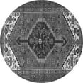 thumbnail image 1 of Ahgly Company Indoor Round Persian Gray Traditional Area Rugs, 6' Round, 1 of 1