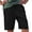 Black, variant on Abcnature Men's Athletic Shorts, Sports Gym Running Short Pants, Fashion Men Pocket Bandage Resilience Leisure Time Tooling Shorts, Cargo Casual Hiking Shorts White L