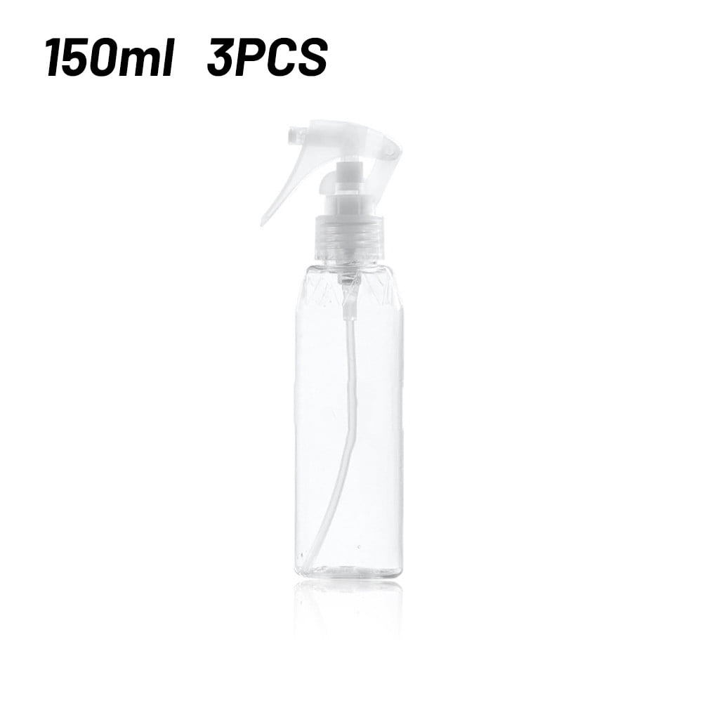 3pcs 200ml Plastic Clear Spray Bottle Cleaning Hand Water Garden Empty Trigger