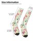 thumbnail image 2 of Fotbe Spring floral Calcetas Divertidas Estampadas para Hombre y Mujer, Calcetas de Algodón hasta la Rodilla para Caminar, Correr, Enfermería y Embarazo, 2 of 6