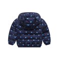 thumbnail image 2 of Baby Boy Girl Winter Warm Down Coats Kids Cartoon Printed Hooded Jackets Outerwear 1-5T, 2 of 2