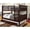 Cappuccino, variant on Donco Kids Austin Mission Full over Full Cappuccino Bunkbed with Twin Trundle, Full over Full, Cappuccino