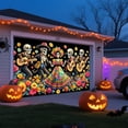 thumbnail image 4 of REK Halloween Garage Banner Weird Decorations Terrifying Atmosphere And Spine Design Create An Ominous Atmosphere That Is Perfect For Both And Pranksters, 4 of 6