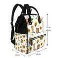 thumbnail image 2 of Daiia Rustic Western Charm Large Capacity Baby Bag Waterproof Stylish Diaper Bag Mummy Backpack Adjustable Straps Diaper BagBaby Essentials Bag, 2 of 6