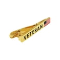 thumbnail image 4 of PinMart's Veteran Military American Flag Tie Clip Tie Bar Gift For Him, 4 of 4