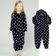thumbnail image 2 of Gaexia Girls Flannel Romper Jumpsuit Cute Casual Loose Fit Printed Playsuit With Long Sleeves, 2 of 5