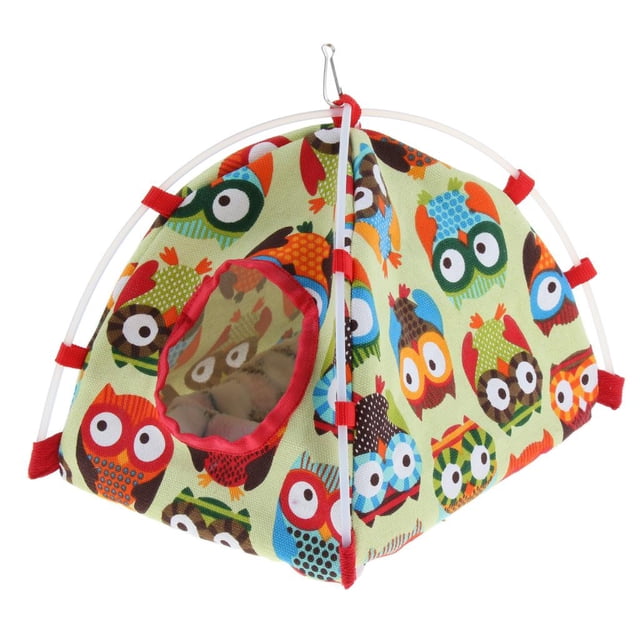 Colgando Nido Casa Cama Parrot Habitat Cueva Tienda L Zulema Cama de la Casa del Nido de Pájaro