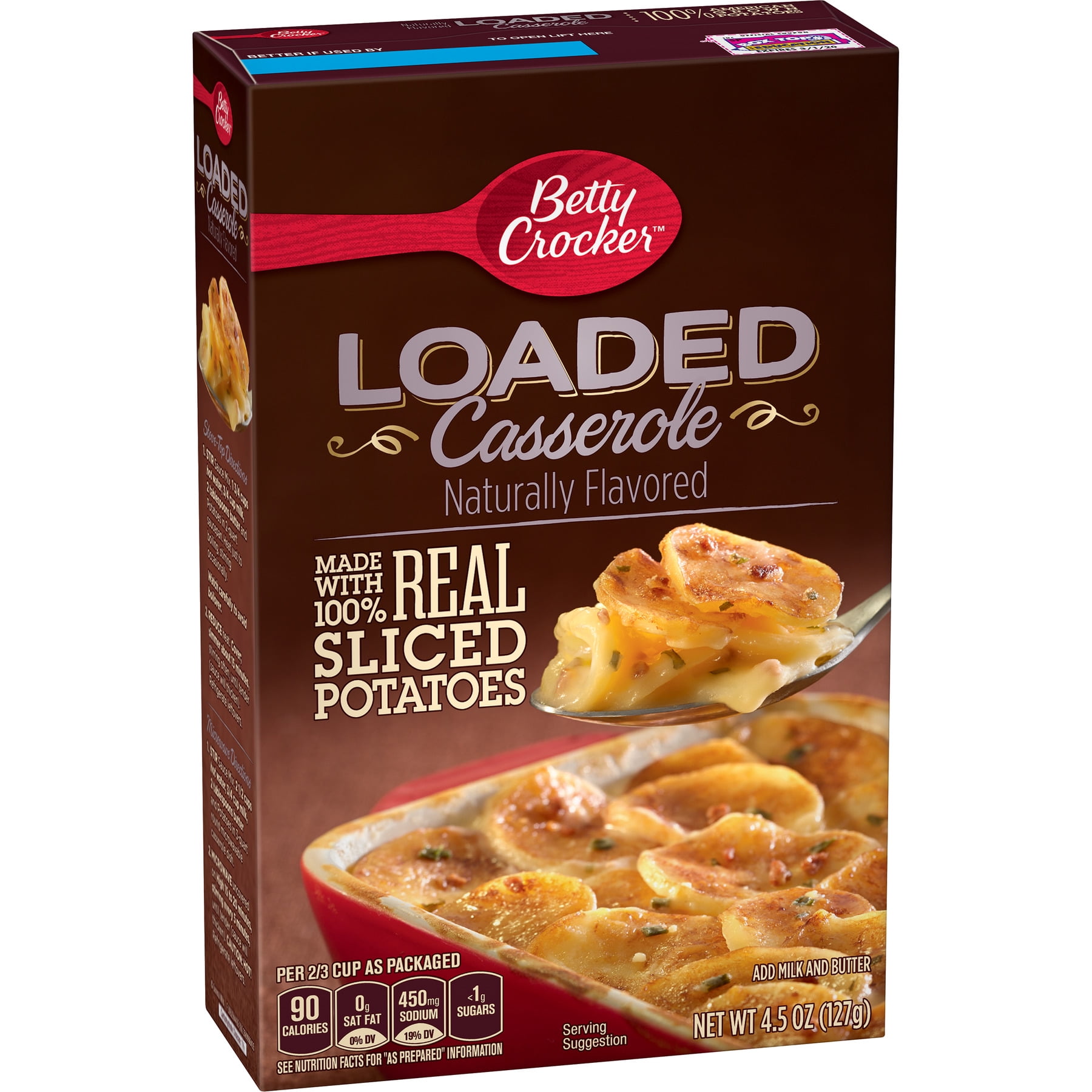 Betty Crocker Loaded Casserole Potatoes, 4.5 oz Box