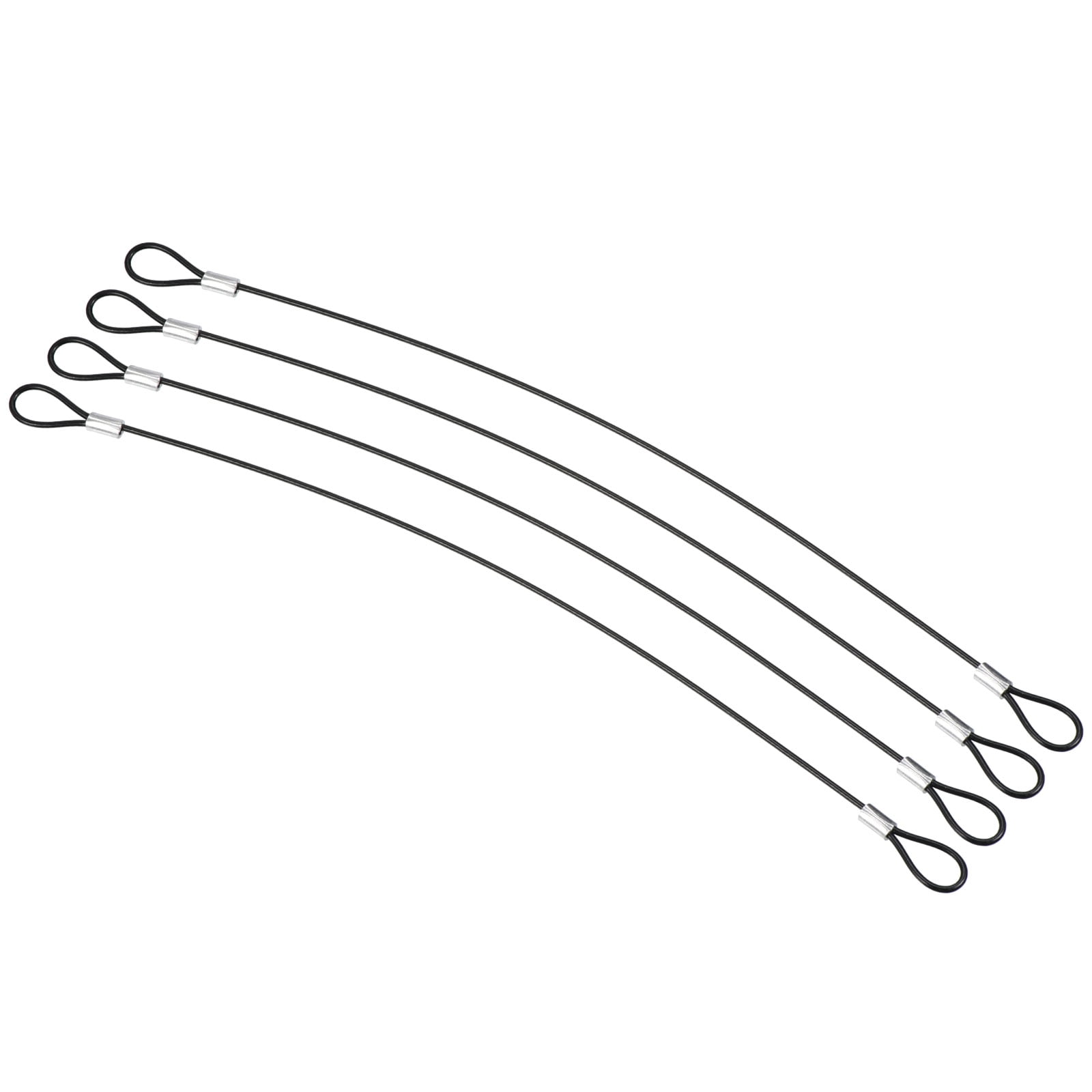 Uxcell 12" Safety Cable Lock Steel Stage Lighting Security Wire Rope