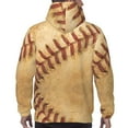thumbnail image 7 of Junzan Vintage Baseball for Men's Hoodie - Fall Pullover Hooded Sweatshirt-Hooded Sweatshirt for Men - Men's Stylish Sweatshirt for Winter & Autumn-XX-Large, 7 of 7