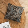 thumbnail image 6 of Sofa Pillow Cover Herringbone Pattern in Blue Brown Grey Pillow Cases 16"x16" Seamless Herringbone Pattern Outdoor Square Pillow Cushion Cases Home Decor Throw Pillows Cover, 6 of 7