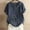 Navy, variant on ALLLIST Womens Tops Clearance Under $10 Pink Short Sleeve Crew Neck Cotton and Linen Floral Button T-Shirts Womens T Shirts S