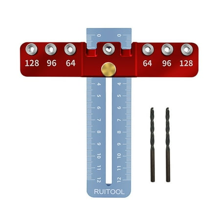 Cabinet Hardware Jig Aluminum Alloy Adjustable Template for Fast Accurate Installation Door Drawer Knob Pull Handle