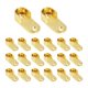 thumbnail image 1 of Coshar 20 Piezas Soportes Ovalados Para Extremos De Varillas De Armario, Soportes Para Varillas De Armario, Aleación De Zinc, Diámetro Interior De Varilla De 16Mm/0,63 Pulgadas, Dorado, 1 of 5
