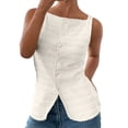 thumbnail image 6 of Neewe Womens Loose Fit Casual Flowy Tank Tops Trendy Sleeveless Summer Tops Clothes Spring Outfits 2026-White 2XL, 6 of 6