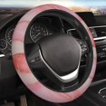 thumbnail image 6 of KLL Car Steering Wheel Cover, Universal 15 inch, Soft Elastic and Comfortable,Car Accessories Decorations-Flamingos, 6 of 7