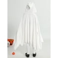 thumbnail image 6 of Hotiary 1-6Y Kids Halloween Ghost Costumes White Cloak + Pant Toddler Boys Girls Cosplay Party Fancy Dress Cloak Costume 2Pcs Halloween Outfits, 6 of 9