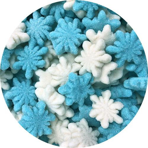 Glitter Snowflakes Gummi Candy - Bulk Bags - All City Candy