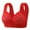 Red, variant on Ohufall Bras for Older Women, Seniors Wireless Front Closure Push Up Bras Plus Size Full Coverage Comforta Everyday Bra, 36B/C-50B/C