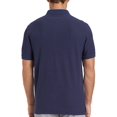 thumbnail image 2 of IZOD Mens Chest Stripe Polo Shirt, X-Large, Navy, 2 of 2
