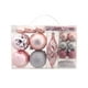 thumbnail image 1 of 50 piezas colgantes de Navidad bolas de pintura copo de nieve en forma de corazón adornos colgantes decoración de pared, 1 of 5