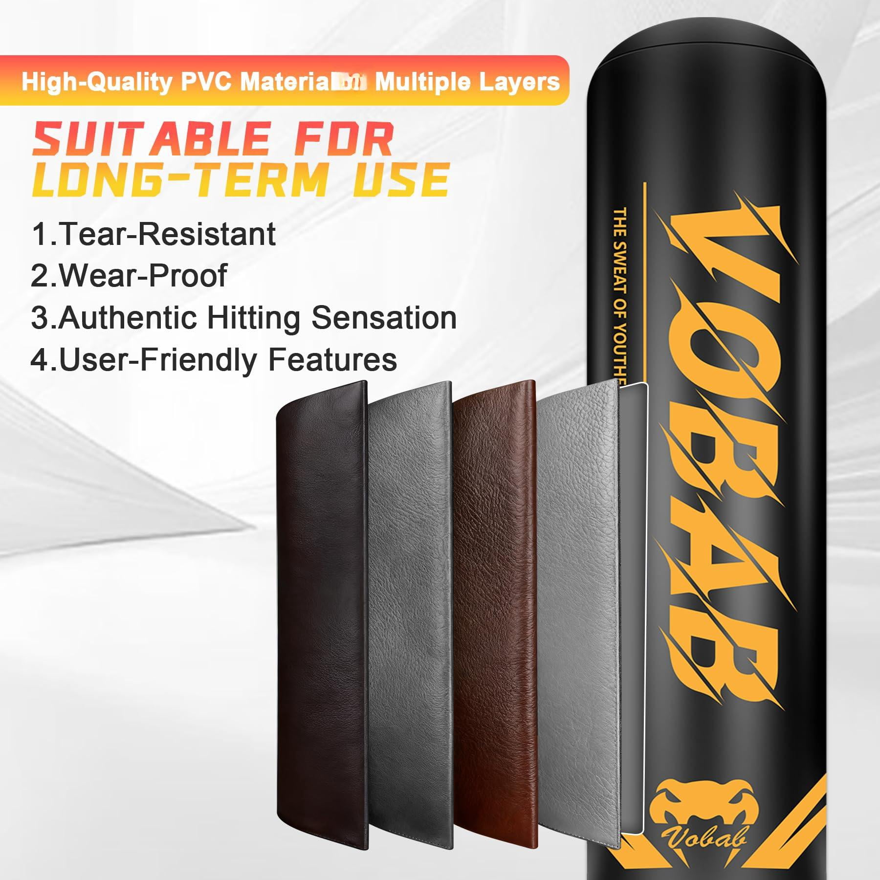 Freestanding Punching Bag With Gloves  70'' Superior Boxing Stand For Adults & Teens No Drill Kickboxing Bags Men Women Beginners Mma Muay Thai Karate Home Fitness