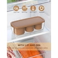 thumbnail image 7 of Ice Cube Tray for 30Oz-40Oz Tumbler, 3 Pcs Silicone Hollow Cylinder Ice Mold with Lid and Bin for Freezer, Ice Drink, Juice, Whiskey, Cocktail, Compatible with 40Oz Tumbler (Green), 7 of 7
