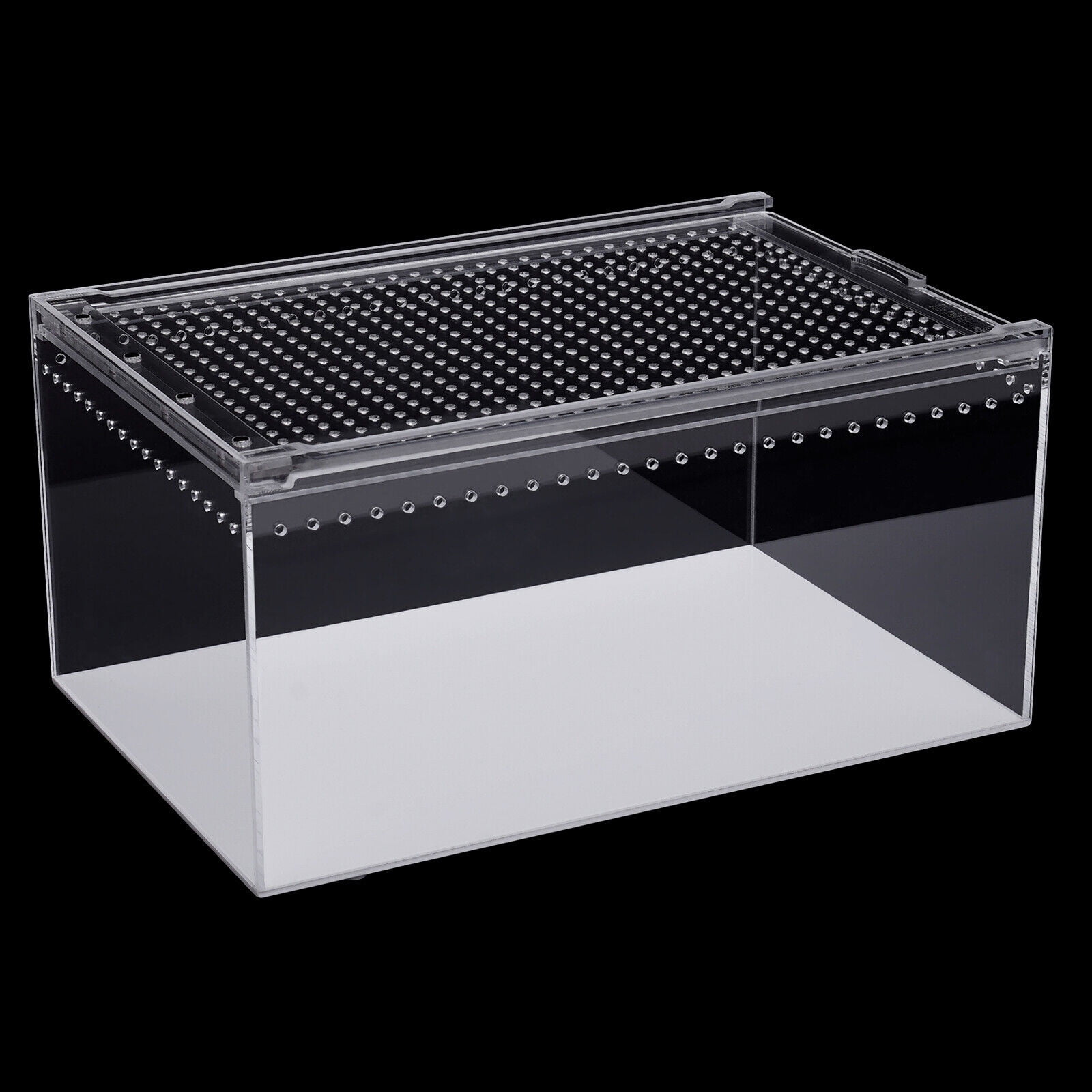 Acrylic Reptile Pet Breeding Cage, Reptile Enclosure Cage Lizard Frog Pet Snake Breeding Box Terrarium Tank